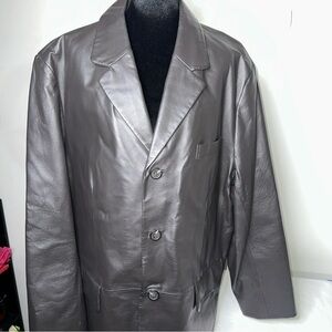 Excelled Black Leather Jacket